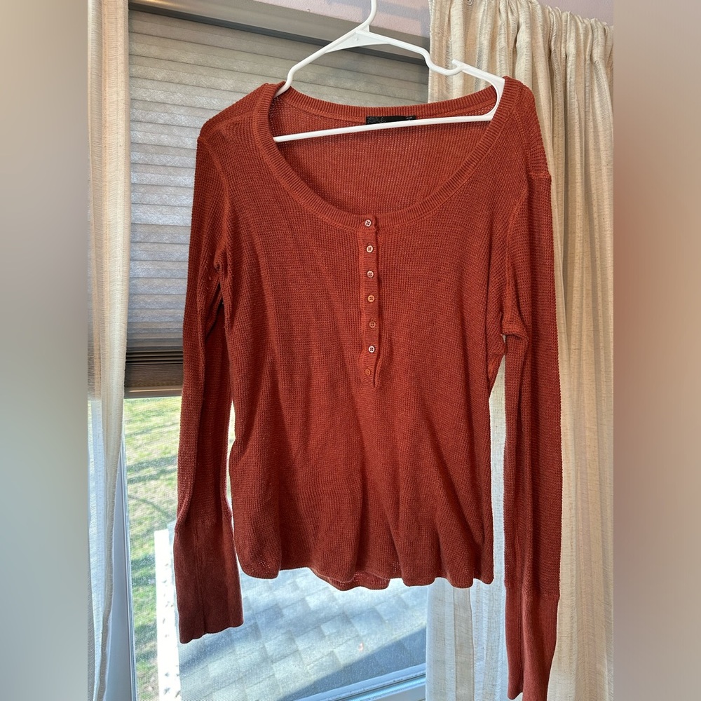 Prana sweater - burnt orange
